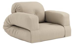Bež sklopiva fotelja pogodna za eksterijer Karup Design Design OUT ™ Hippo Beige