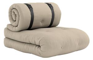 Bež mekana sklopiva stolica prikladna za eksterijer Karup Design Design OUT ™ Buckle Up Beige