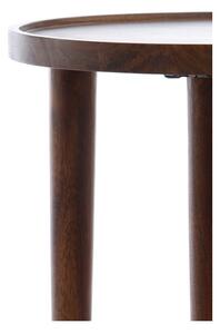 Okrugli pomoćni stol od masivnog bagrema ø 49 cm Qiano – Light & Living