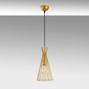 Viseća svjetiljka u zlatnoj boji s metalnim sjenilom ø 20 cm Mezopotamya – Opviq lights