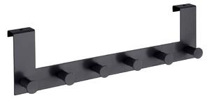 Crna metalna vješalica za vrata 39 cm Celano – Wenko