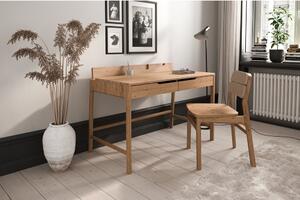 Radni stol od punog hrasta 65x120 cm Twig – The Beds