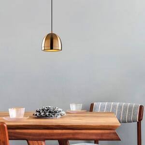 Viseća svjetiljka u brončanoj boji s metalnim sjenilom ø 17 cm Mugo – Opviq lights