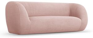 Svijetlo ružičasta sofa od bouclé tkanine 210 cm Essen – Cosmopolitan Design
