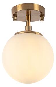Bijela/u brončanoj boji stropna svjetiljka sa staklenim sjenilom ø 15 cm Atmaca – Opviq lights