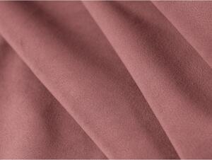 Ružičasta baršunasta kutna garnitura (s lijevim kutom) Audrey – Interieurs 86