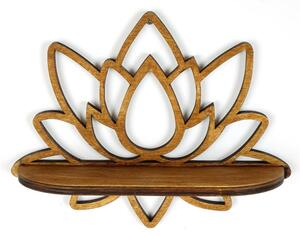 Polica u prirodnoj boji 33 cm Lotus – Kalune Design