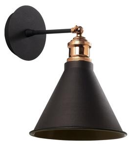 Crna zidna lampa ø 20 cm Berceste – Opviq lights