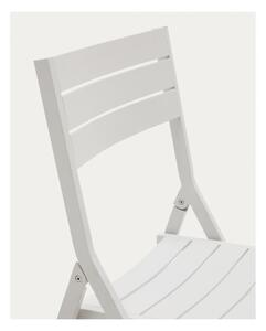 Bijela metalna vrtna stolica Torreta – Kave Home