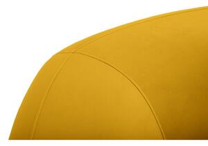 Senf žuta baršunasti fotelja Santi – Interieurs 86