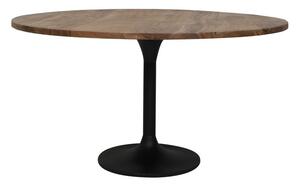 Okrugli blagovaonski stol s pločom stola od bagrema u prirodnoj boji ø 140 cm Biboca – Light & Living