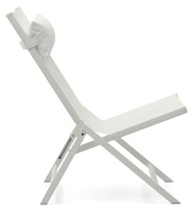 Bijela metalna vrtna fotelja Canutells – Kave Home