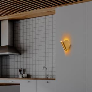 LED zidna lampa u zlatnoj boji Heybe – Opviq lights