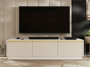 TV stol Lima AE103Beige, Zlatno, 182x42x39cm