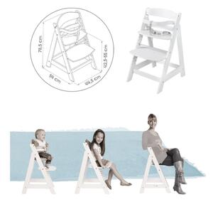 Bijela dječja blagovaonska stolica Grow-Along – Roba