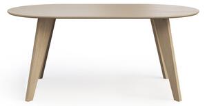 Blagovaonski stol s pločom stola u dekoru hrasta u prirodnoj boji 100x180 cm Lago – TemaHome