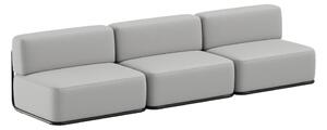 Svijetlo sivi vrtni modularni kauč 306 cm Straw – Sit Sit