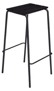 Crne barske stolice u setu 2 kom (visine sjedala 76 cm) Stilt – Hübsch