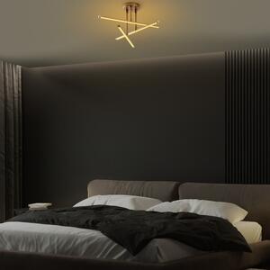 LED stropna svjetiljka u zlatnoj boji 26x51 cm Ledflower – Opviq lights