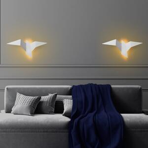 Bijela LED zidna lampa Pacali – Opviq lights