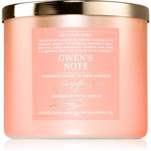 Bath & Body Works Gwen's Note mirisna svijeća 411 g