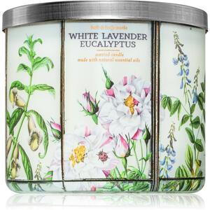 Bath & Body Works White Lavender Eucalyptus mirisna svijeća 411 g