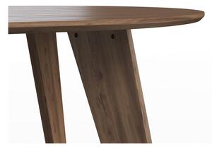 Blagovaonski stol s pločom stola u dekoru oraha u prirodnoj boji 100x180 cm Lago – TemaHome