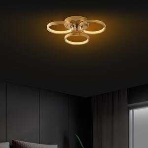 LED stropna svjetiljka u zlatnoj boji ø 17 cm Halka – Opviq lights