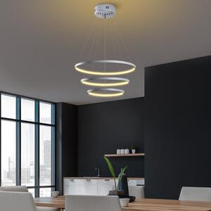 Siva LED viseća svjetiljka ø 50 cm Simit – Opviq lights
