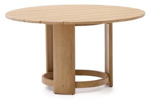 Okrugli vrtni stol od masivnog eukaliptusa ø 140 cm Xoriguer – Kave Home