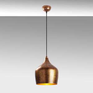 Viseća svjetiljka u bakrenoj boji s metalnim sjenilom ø 20 cm Murek – Opviq lights