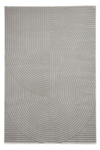 Svijetlo sivi periv tepih od recikliranih vlakna 120x170 cm Flores – Think Rugs