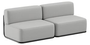 Svijetlo sivi vrtni modularni kauč 204 cm Straw – Sit Sit