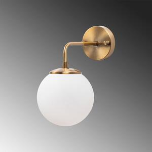 Bijela/u brončanoj boji zidna lampa ø 15 cm Viran – Opviq lights