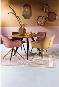 Okrugli blagovaonski stol s pločom stola od bagrema u prirodnoj boji ø 120 cm Mimoso – Light & Living