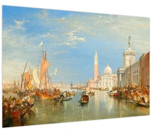 Slika - Joseph Mallord William Turner, Venice the Dogana and San Giorgio Maggiore, reprodukcije (90x60 cm)