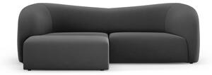 Siva baršunasta sofa 237 cm Santi – Interieurs 86