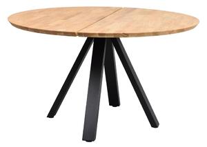 Okrugao blagovaonski stol s hrastovom pločom stola u prirodnoj boji ø 130 cm Carradale – Rowico