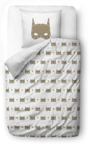 Dječja posteljina za krevet za jednu osobu od pamučnog satena 135x200 cm Batboy – Butter Kings