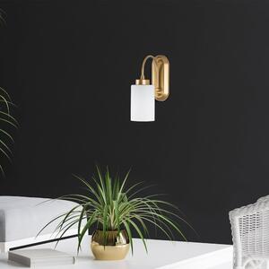 Zidna lampa u zlatnoj boji ø 10 cm Hemikilo – Opviq lights
