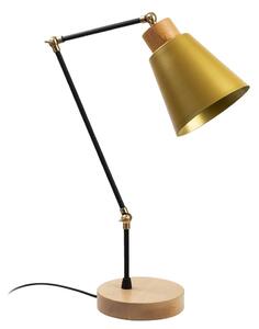 Žuta /crna stolna lampa s metalnim sjenilom (visina 52 cm) Manavgat – Opviq lights