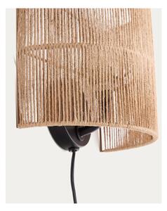 Zidna lampa u prirodnoj boji Canar – Kave Home