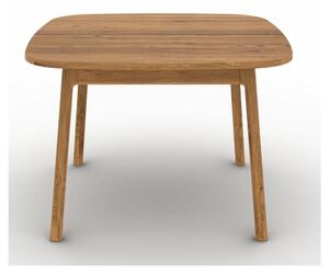 Proširiv blagovaonski stol od punog hrasta u prirodnoj boji 100x180 cm Twig – The Beds