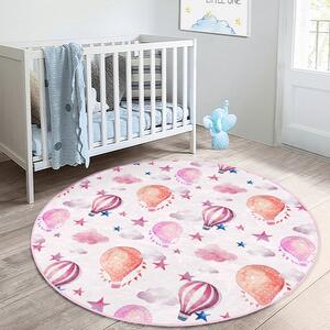 Ružičasti dječji tepih ø 120 cm Comfort – Mila Home