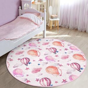 Ružičasti dječji tepih ø 120 cm Comfort – Mila Home