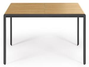 Proširiv blagovaonski stol s hrastovom pločom stola u prirodnoj boji 80x160 cm Nadyria – Kave Home