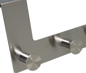Metalna vješalica za vrata u mat srebrnoj boji 35 cm – Casa Selección