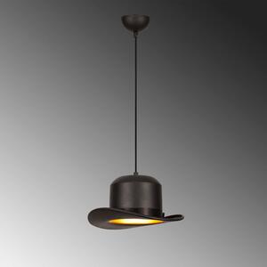 Crna viseća svjetiljka s metalnim sjenilom ø 30 cm Sivani – Opviq lights