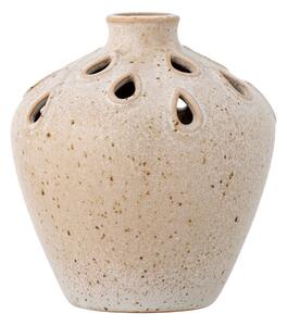 Bež vaza od kamenine (visina 15 cm) Minel – Bloomingville