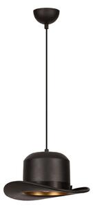 Crna viseća svjetiljka s metalnim sjenilom ø 30 cm Sivani – Opviq lights